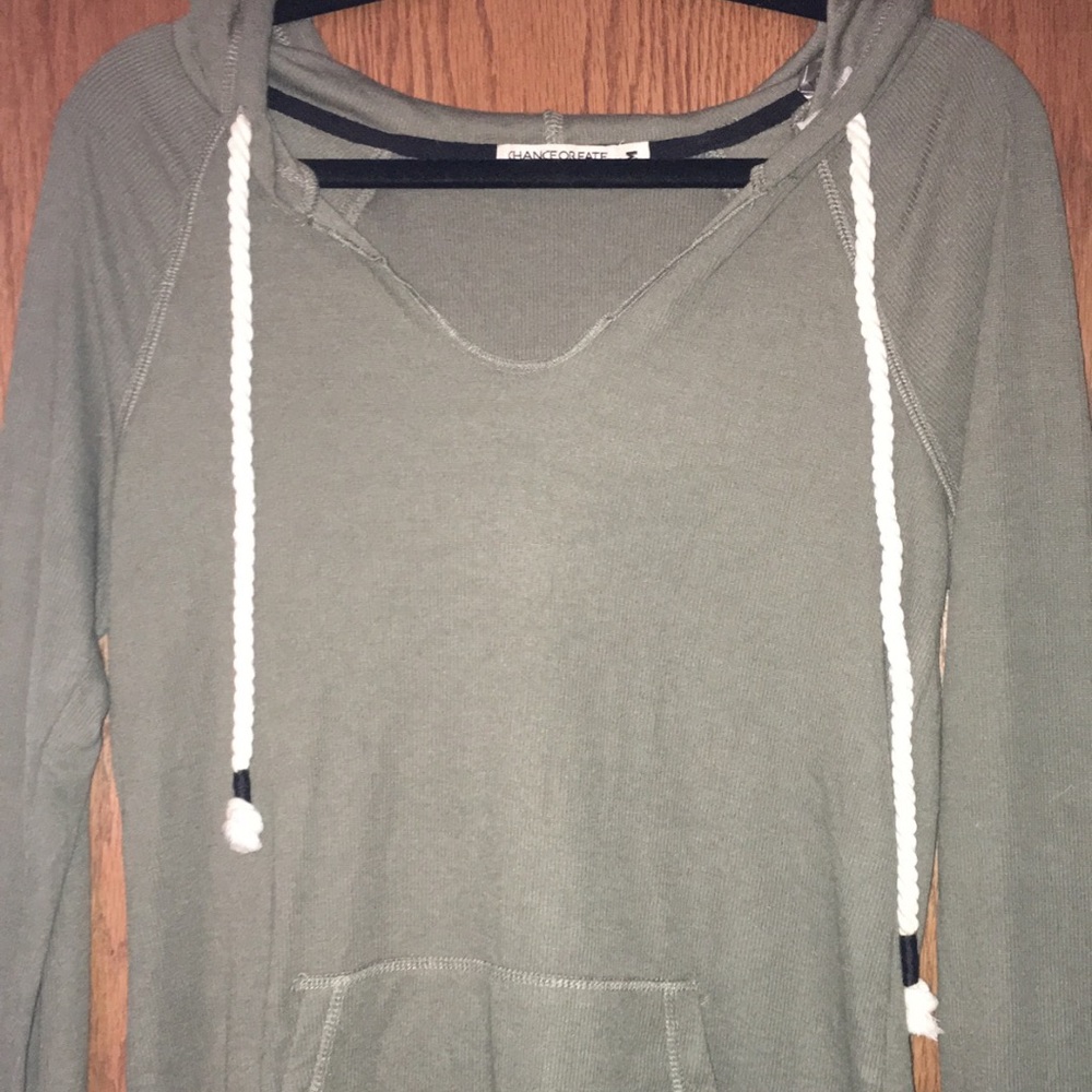 Dark green sweatshirt